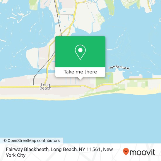 Mapa de Fairway Blackheath, Long Beach, NY 11561