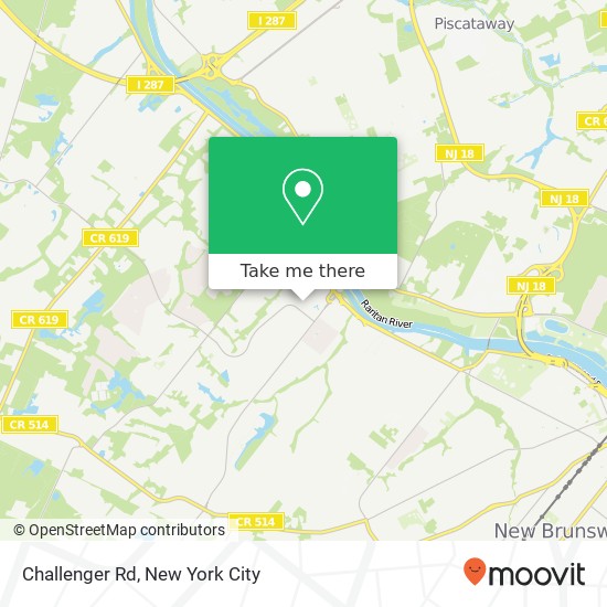 Mapa de Challenger Rd, Somerset, NJ 08873