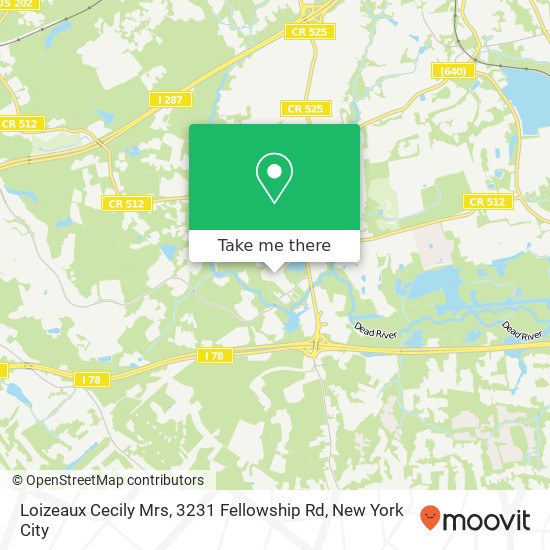 Loizeaux Cecily Mrs, 3231 Fellowship Rd map