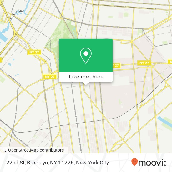 22nd St, Brooklyn, NY 11226 map