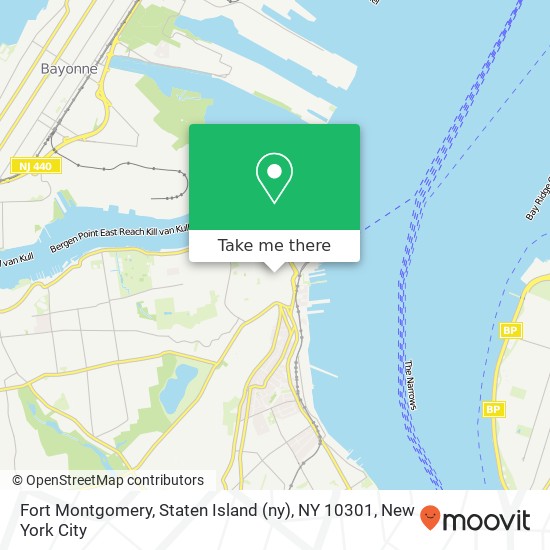 Fort Montgomery, Staten Island (ny), NY 10301 map