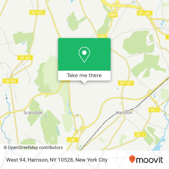Mapa de West 94, Harrison, NY 10528