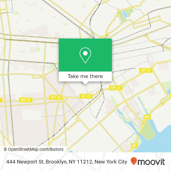 444 Newport St, Brooklyn, NY 11212 map