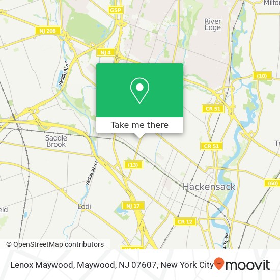 Lenox Maywood, Maywood, NJ 07607 map