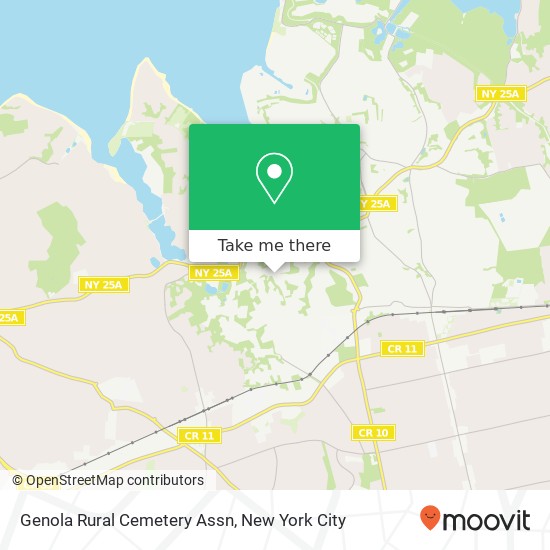 Mapa de Genola Rural Cemetery Assn