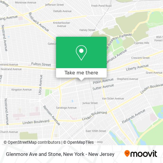 Mapa de Glenmore Ave and Stone