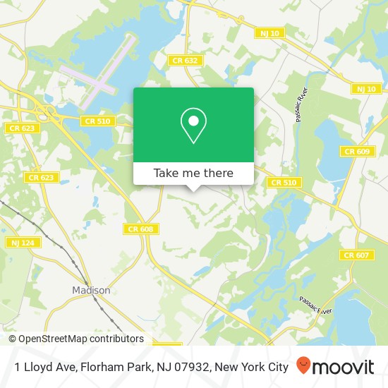 1 Lloyd Ave, Florham Park, NJ 07932 map