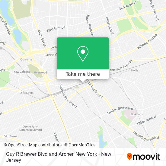 Mapa de Guy R Brewer Blvd and Archer