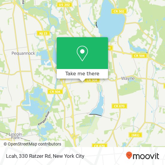 Lcah, 330 Ratzer Rd map