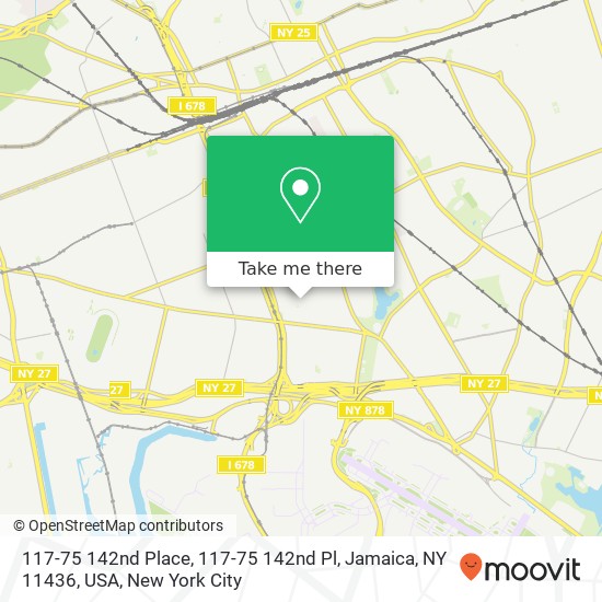 117-75 142nd Place, 117-75 142nd Pl, Jamaica, NY 11436, USA map