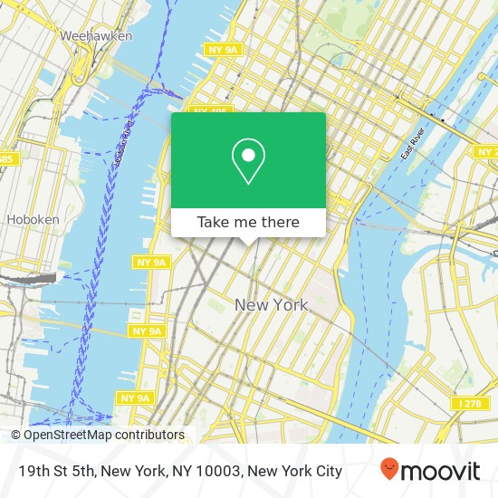 19th St 5th, New York, NY 10003 map