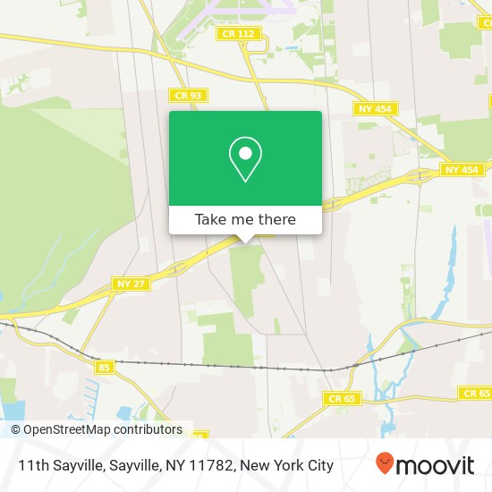 Mapa de 11th Sayville, Sayville, NY 11782