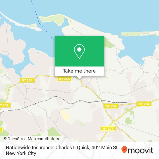 Mapa de Nationwide Insurance: Charles L Quick, 402 Main St