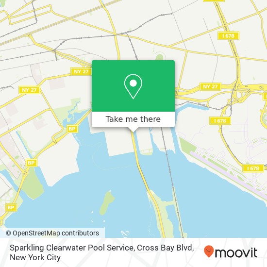 Mapa de Sparkling Clearwater Pool Service, Cross Bay Blvd