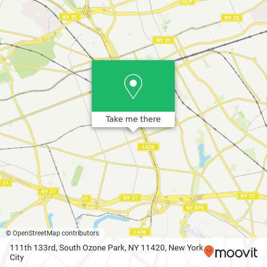 111th 133rd, South Ozone Park, NY 11420 map