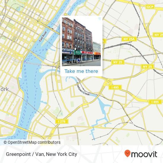 Greenpoint / Van, Long Island City, NY 11101 map