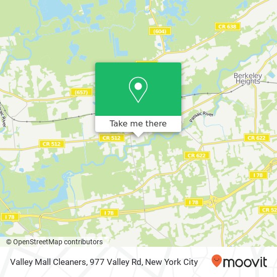 Valley Mall Cleaners, 977 Valley Rd map