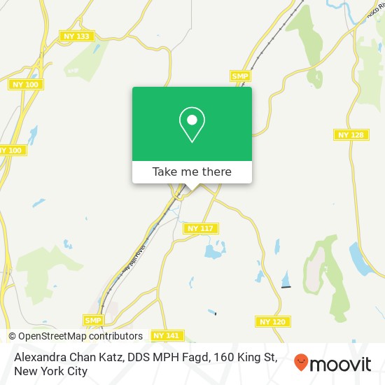 Mapa de Alexandra Chan Katz, DDS MPH Fagd, 160 King St