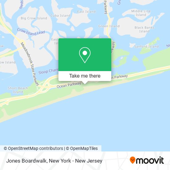 Mapa de Jones Boardwalk