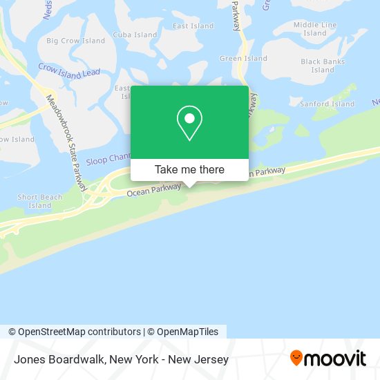 Jones Boardwalk map