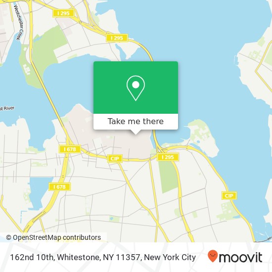 Mapa de 162nd 10th, Whitestone, NY 11357