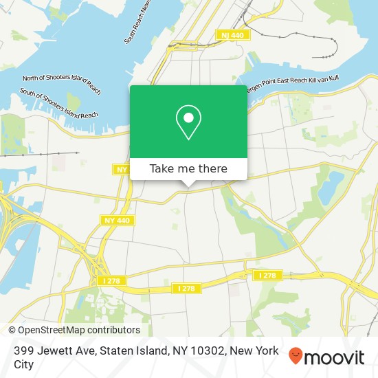 399 Jewett Ave, Staten Island, NY 10302 map