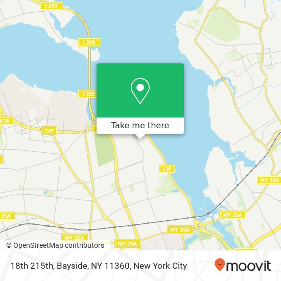 18th 215th, Bayside, NY 11360 map