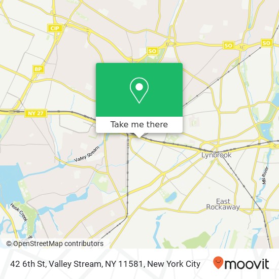 42 6th St, Valley Stream, NY 11581 map