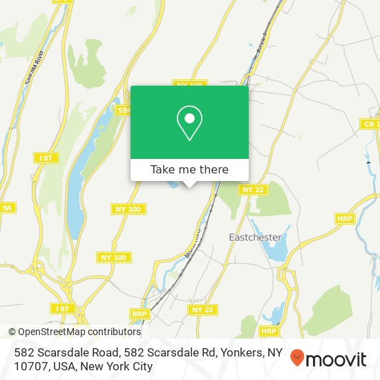 582 Scarsdale Road, 582 Scarsdale Rd, Yonkers, NY 10707, USA map