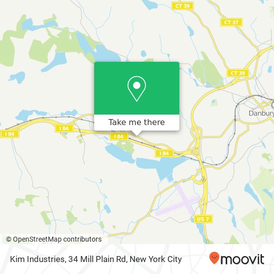 Mapa de Kim Industries, 34 Mill Plain Rd