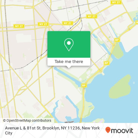 Avenue L & 81st St, Brooklyn, NY 11236 map