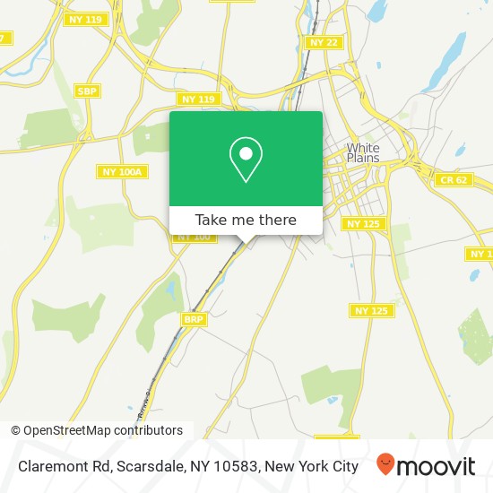 Claremont Rd, Scarsdale, NY 10583 map