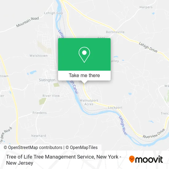 Tree of Life Tree Management Service map