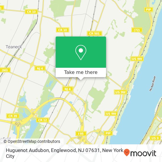 Huguenot Audubon, Englewood, NJ 07631 map