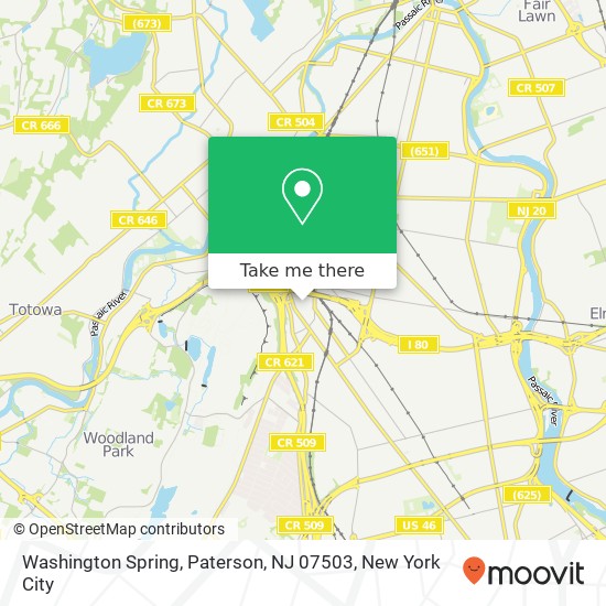 Washington Spring, Paterson, NJ 07503 map