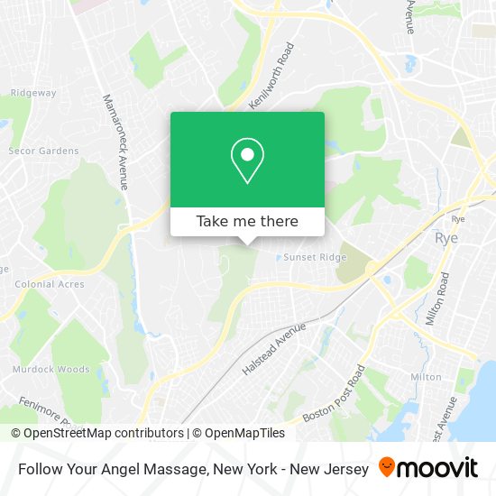 Follow Your Angel Massage map