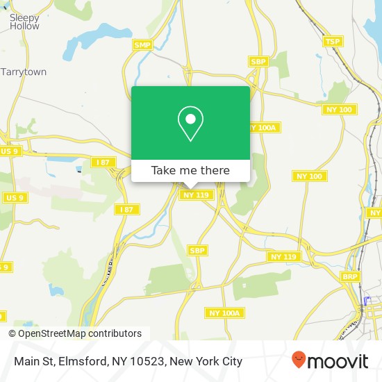 Mapa de Main St, Elmsford, NY 10523