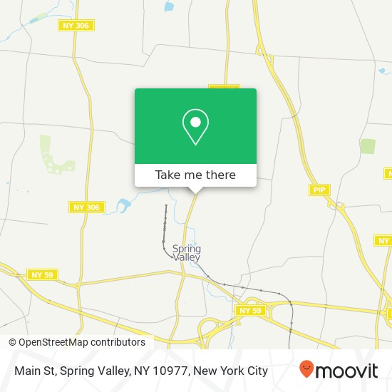 Mapa de Main St, Spring Valley, NY 10977