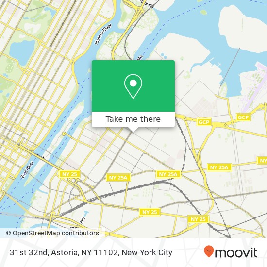 31st 32nd, Astoria, NY 11102 map