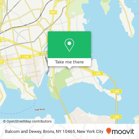 Mapa de Balcom and Dewey, Bronx, NY 10465