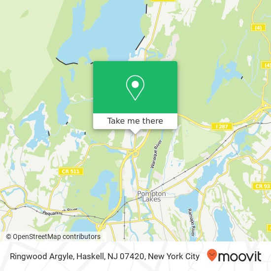 Ringwood Argyle, Haskell, NJ 07420 map