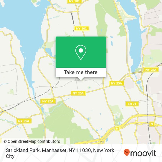 Mapa de Strickland Park, Manhasset, NY 11030