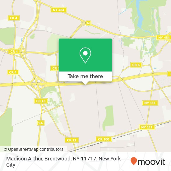 Mapa de Madison Arthur, Brentwood, NY 11717