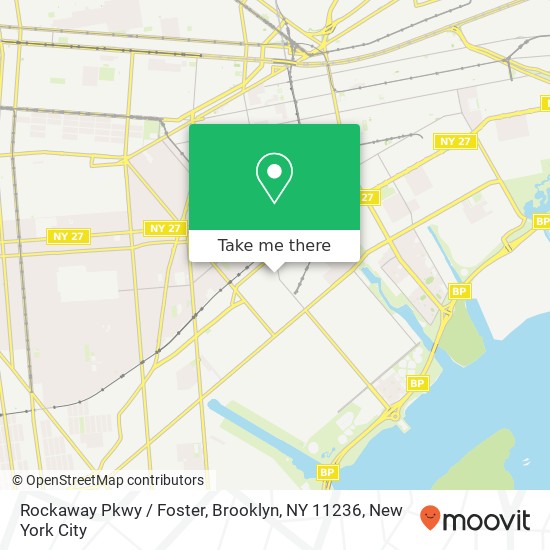 Mapa de Rockaway Pkwy / Foster, Brooklyn, NY 11236
