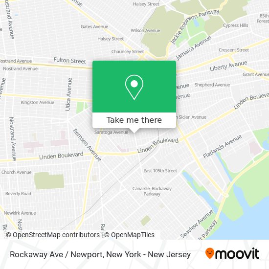 Rockaway Ave / Newport map