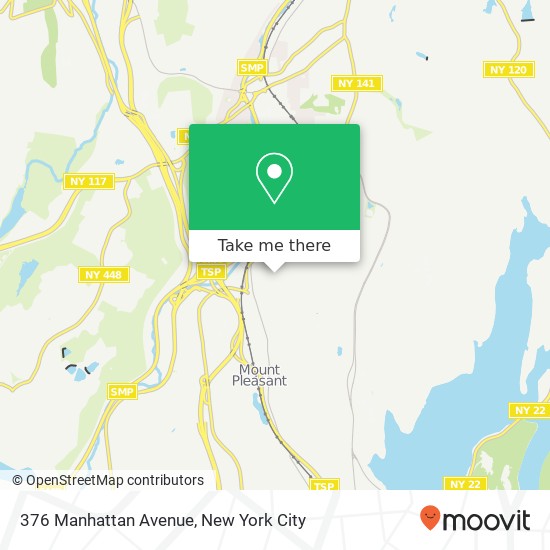 Mapa de 376 Manhattan Avenue