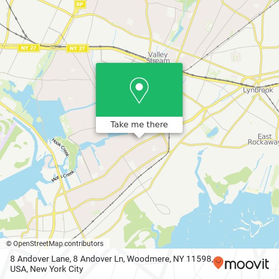 8 Andover Lane, 8 Andover Ln, Woodmere, NY 11598, USA map