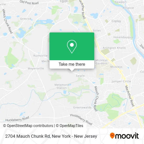 2704 Mauch Chunk Rd map