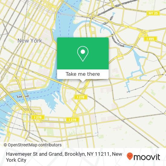 Mapa de Havemeyer St and Grand, Brooklyn, NY 11211