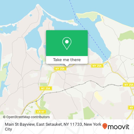 Mapa de Main St Bayview, East Setauket, NY 11733